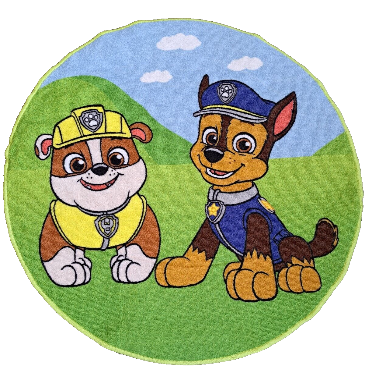 Kinderteppich, Paw Patrol, 90 cm Durchmesser